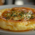Fluffy omelette cooked to perfection