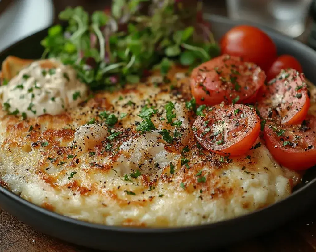 Final dish of Jay Fai Crab Omelette