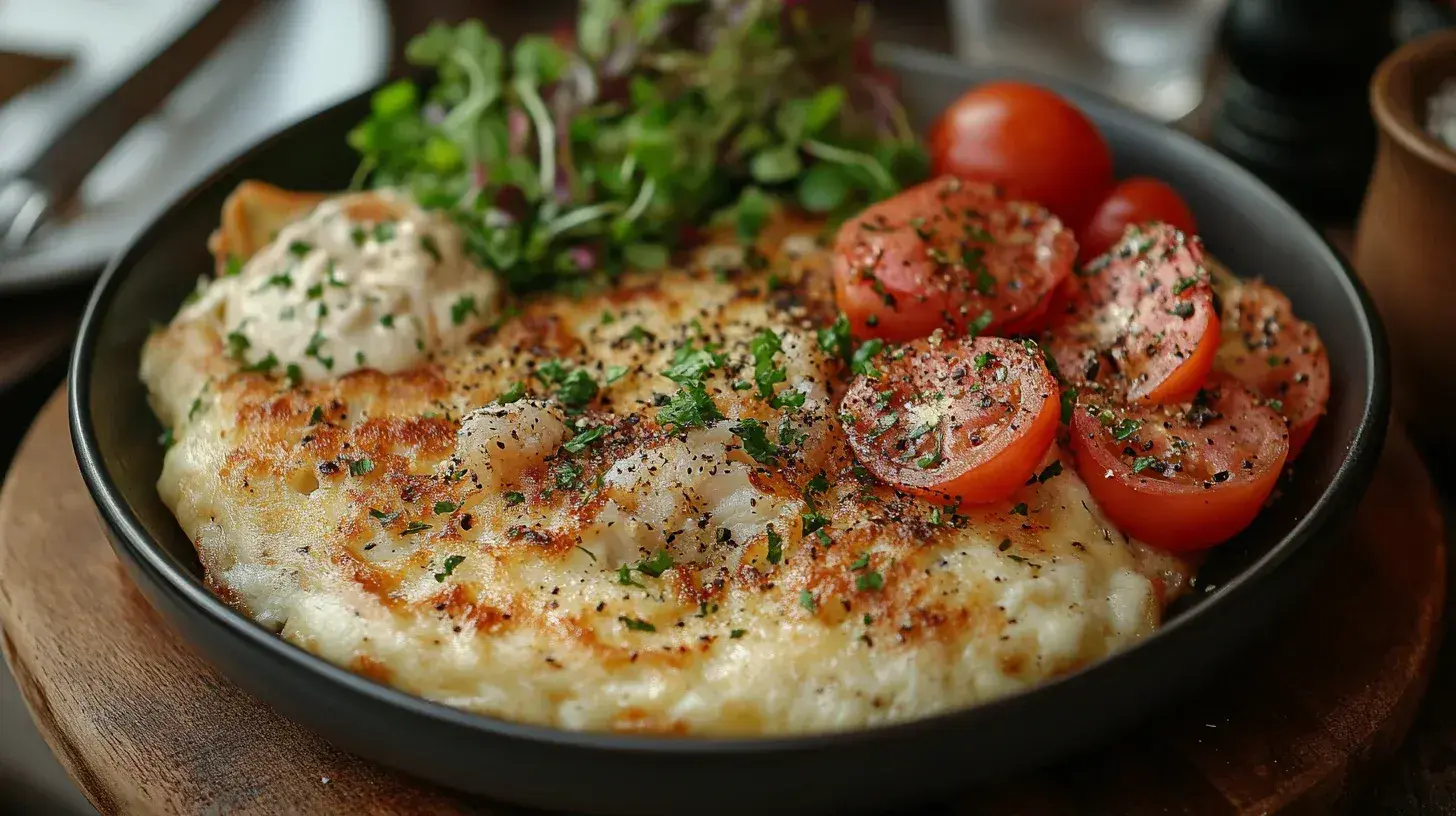 Final dish of Jay Fai Crab Omelette