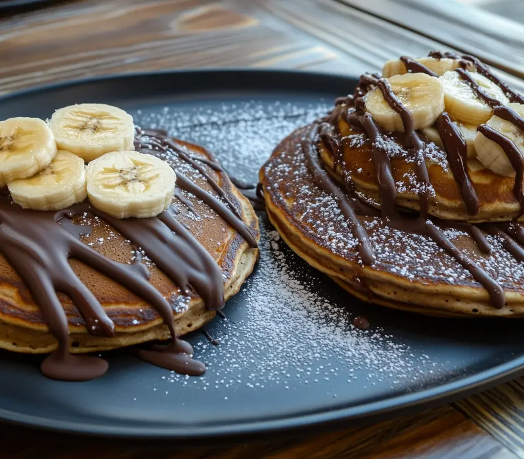 Premier Protein Pancakes 11 Meal-prepped Premier Protein Pancakes in a storage container.