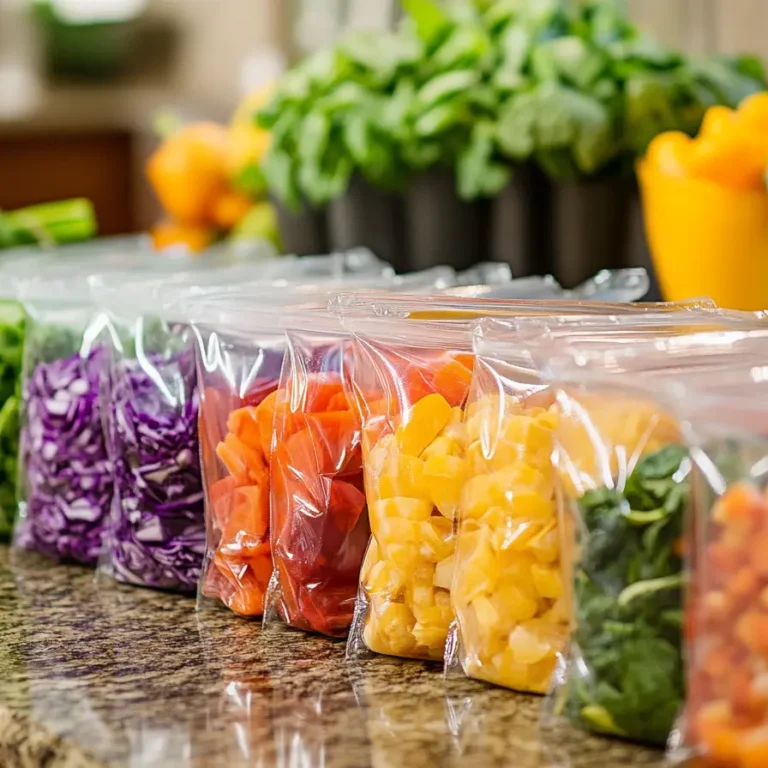 Assorted Taylor Farms salad bags on a kitchen counter