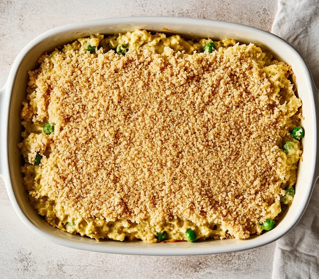 Cornbread Dressing Recipe: Rooted in Memory, Made with Heart 10 A baking dish filled with Cornbread dressing recipe